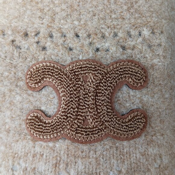 CELINE Triomphe Knit Cap - Picture 5 of 5